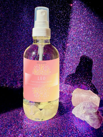 LEO: Rose Quarts Infused Organic Body Oil