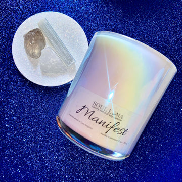 MANIFEST! Protection Crystal Candle